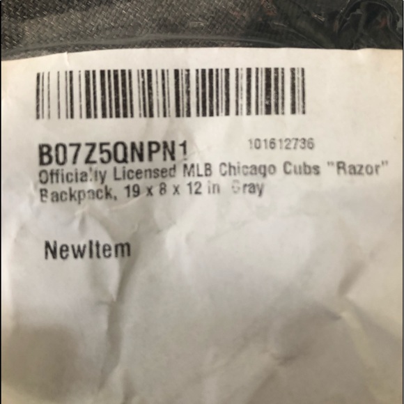 MLB Cubs backpack - Picture 3 of 3